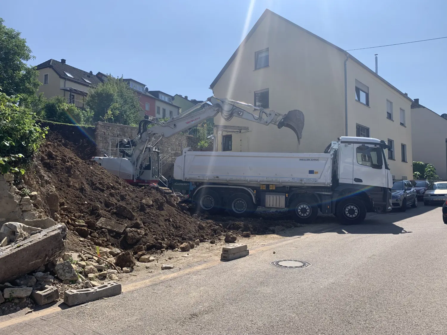 BRB Baggerarbeiten Rückbau 